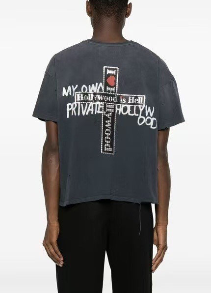 Private Hollywood Print Washed Version Tee 28756302
