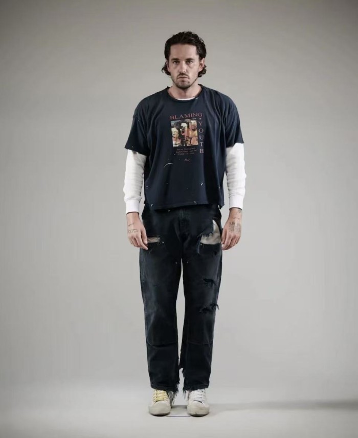Blaming Youth Print Washed Version Tee 28756308