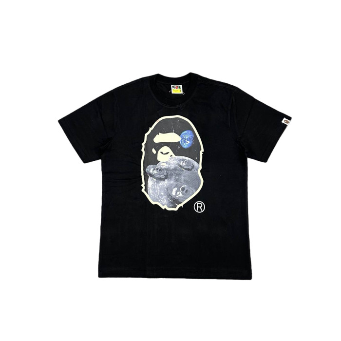 1:1 quality version Moon Ape Head Print Tee 2 colors 28758407