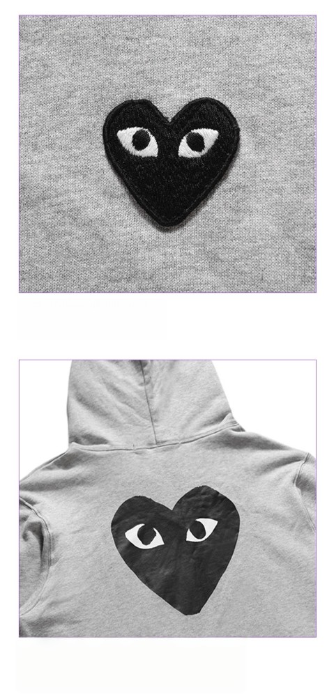 Black Heart Logo Zipper Hoodie 4 colors 28758437
