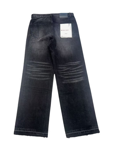 1:1 quality version Both sides Gemstone-Studded Straight-Leg Jeans 2 colors 28758457