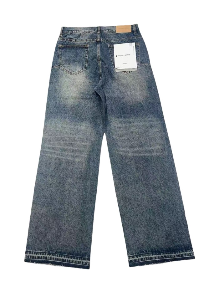 1:1 quality version Both sides Gemstone-Studded Straight-Leg Jeans 2 colors 28758457