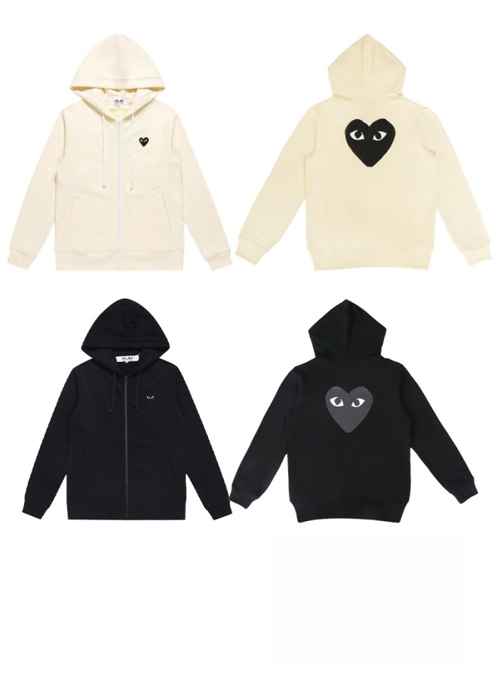 Black Heart Logo Zipper Hoodie 4 colors 28758437