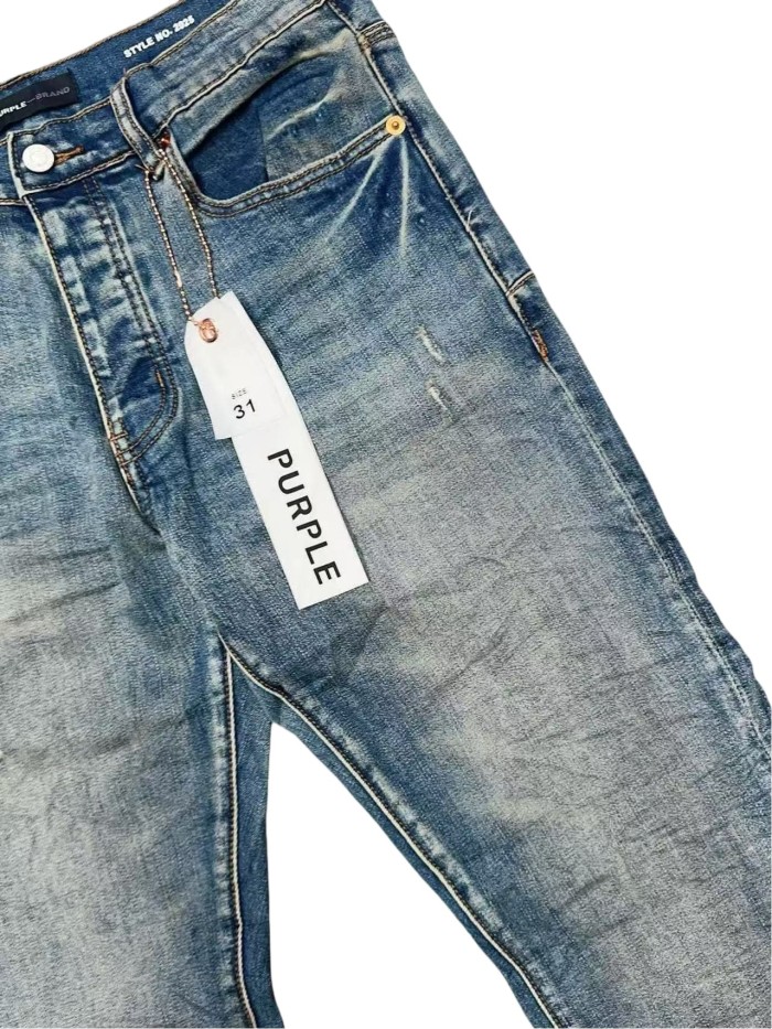 1:1 quality version Pleated blue jeans 28759447