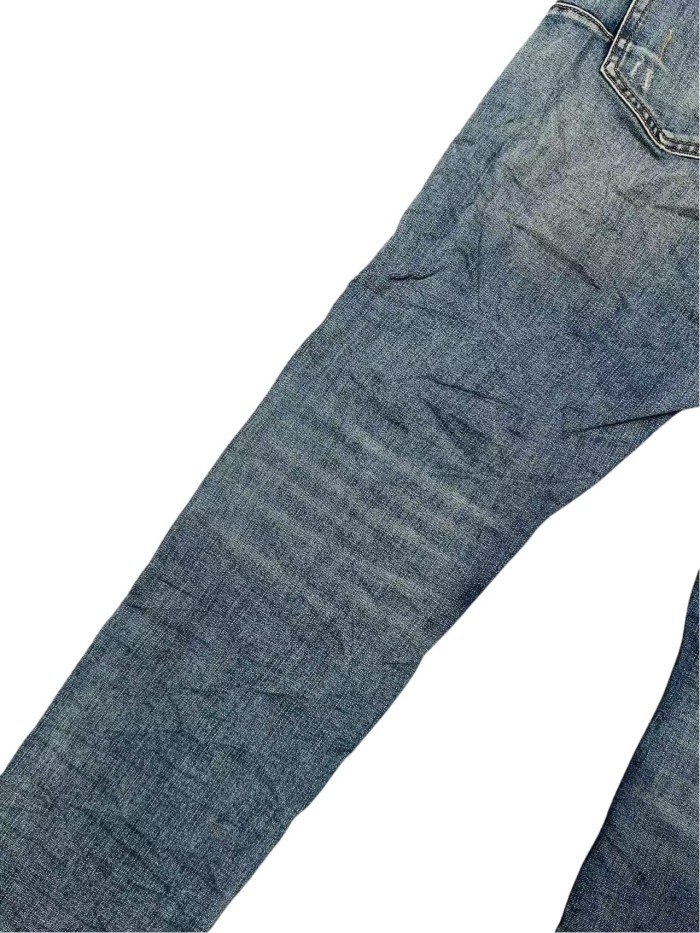 1:1 quality version Pleated blue jeans 28759447