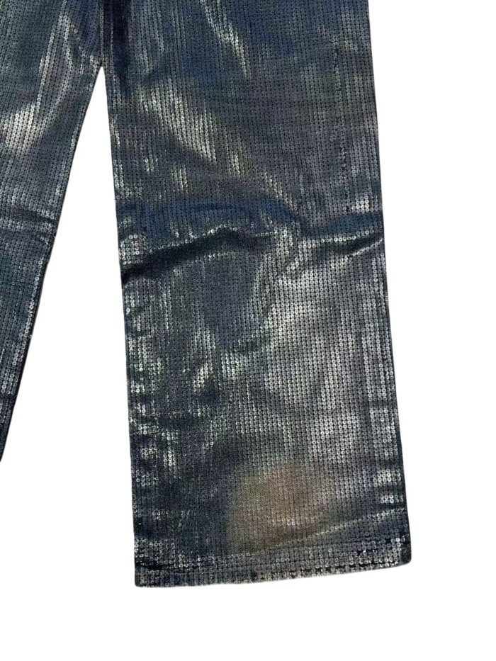 1:1 quality version Vintage-Washed Straight-Leg Jeans 28759376