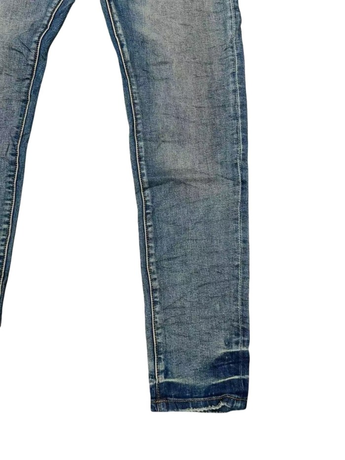 1:1 quality version Pleated blue jeans 28759447