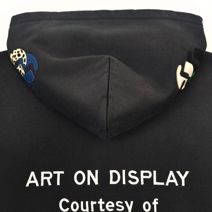 [Big & Tall for weights up to 260 lbs]1:1 quality version Embroidered Hand-Painted G-Leather Hoodie 2 colors 28760680