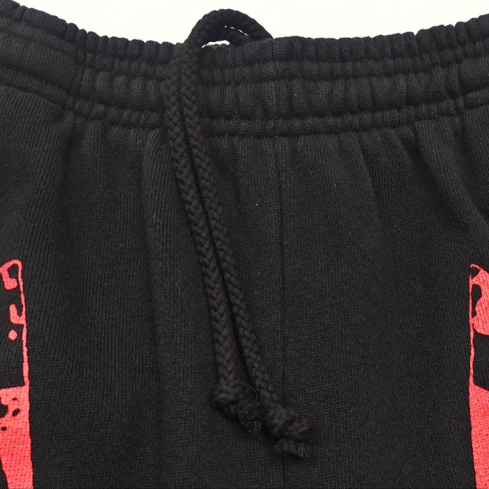 [Big & Tall for weights up to 220 lbs]1:1 quality version Red Printed Zipper  Hoodie & Pants Set 28760678