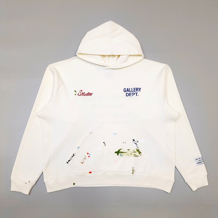 [Big & Tall for weights up to 260 lbs]1:1 quality version Embroidered Hand-Painted G-Leather Hoodie 2 colors 28760680