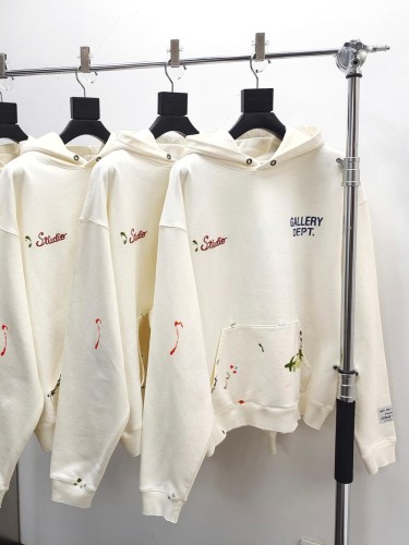 [Big & Tall for weights up to 260 lbs]1:1 quality version Embroidered Hand-Painted G-Leather Hoodie 2 colors 28760680