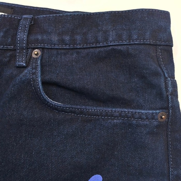 [Big & Tall for weights up to 220 lbs]1:1 quality version Blue Star Washed Distressed Jeans 28760687