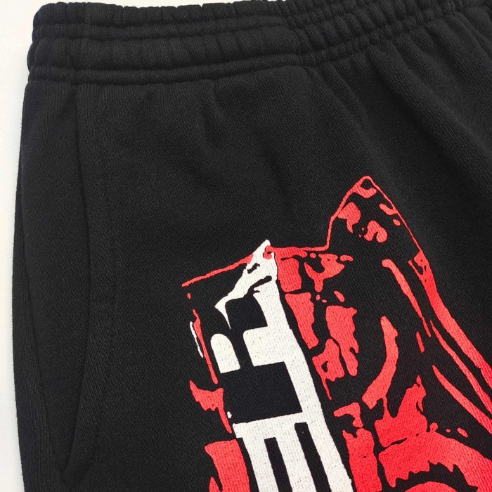 [Big & Tall for weights up to 220 lbs]1:1 quality version Red Printed Zipper  Hoodie & Pants Set 28760678