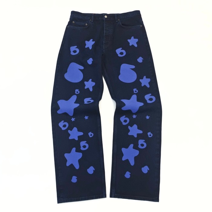 [Big & Tall for weights up to 220 lbs]1:1 quality version Blue Star Washed Distressed Jeans 28760687