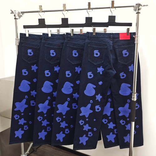 [Big & Tall for weights up to 220 lbs]1:1 quality version Blue Star Washed Distressed Jeans 28760687