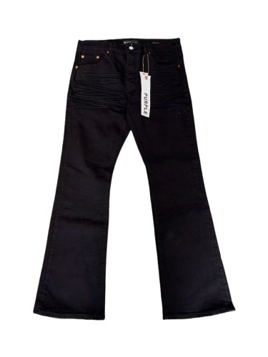 1:1 quality version Classic Pure Black Bootcut Jeans 28761314