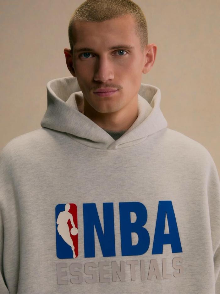 1:1 quality version NBA Collaboration Silicone Letter Print  Hoodie & Sweatpants Set 2 colors 28761274