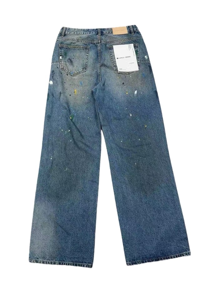 1:1 quality version Crayon Doodle Vintage Washed Straight Leg Jeans 28761317