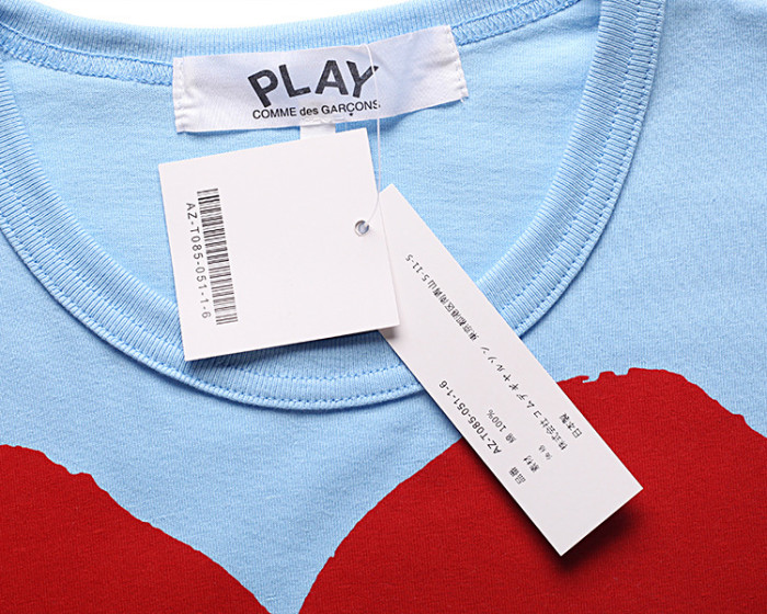 Polka dot heart print Tee 6 colors 28761224