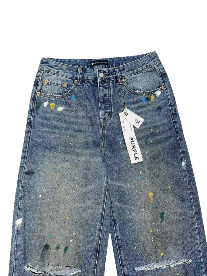 1:1 quality version Crayon Doodle Vintage Washed Straight Leg Jeans 28761317