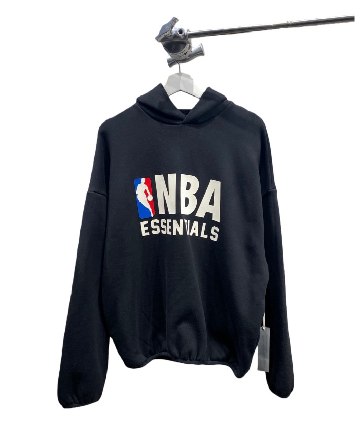1:1 quality version NBA Collaboration Silicone Letter Print  Hoodie & Sweatpants Set 2 colors 28761274