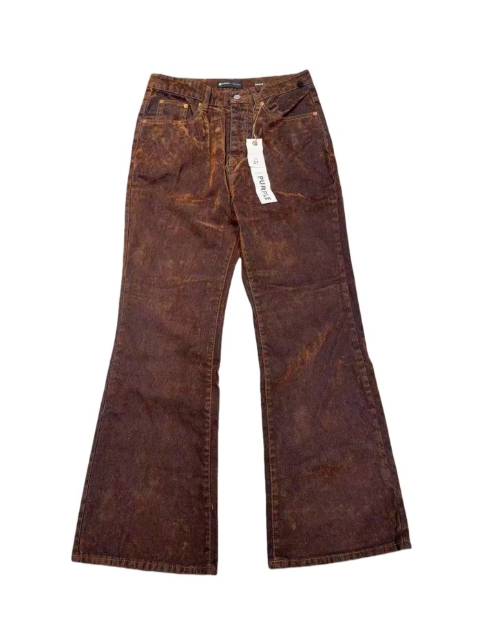 1:1 quality version Vintage Painted Washed Bootcut Jeans 3 colors 28761315