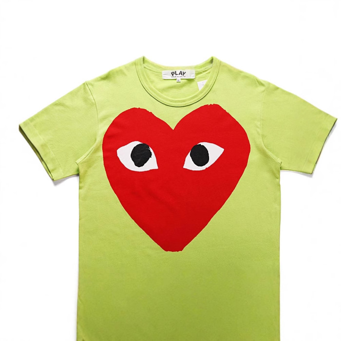 Polka dot heart print Tee 6 colors 28761224