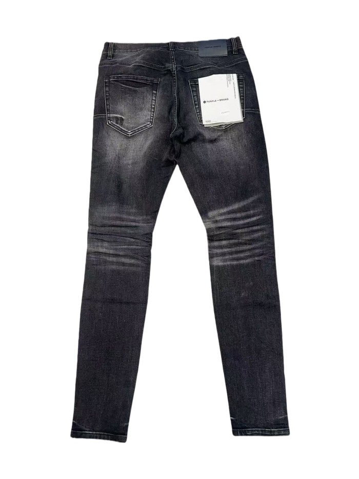 1:1 quality version Wall Crack Style Ripped Visible Stitching Jeans 28761308