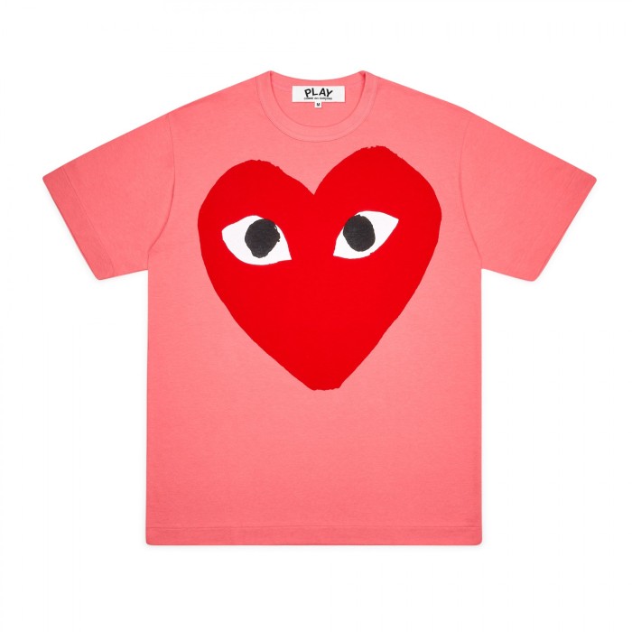 Polka dot heart print Tee 6 colors 28761224