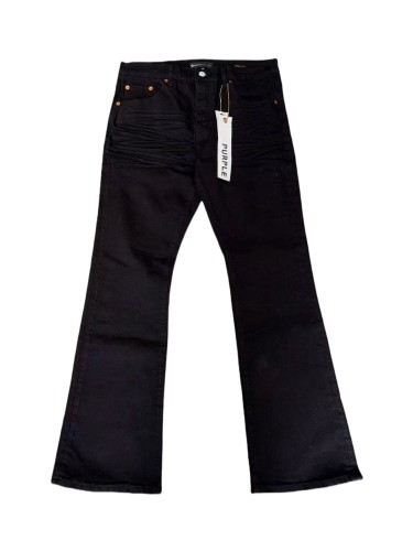 1:1 quality version Classic Pure Black Bootcut Jeans 28761314