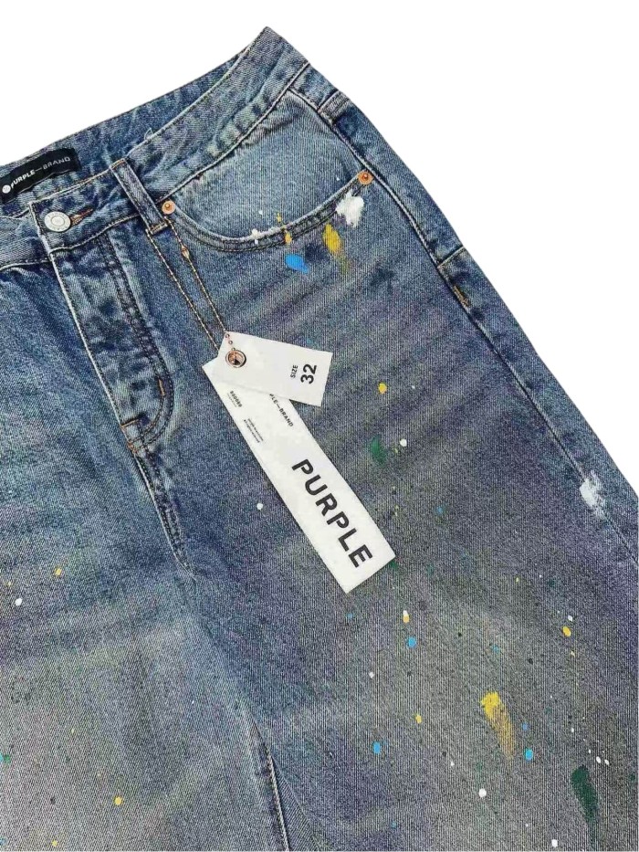 1:1 quality version Crayon Doodle Vintage Washed Straight Leg Jeans 28761317