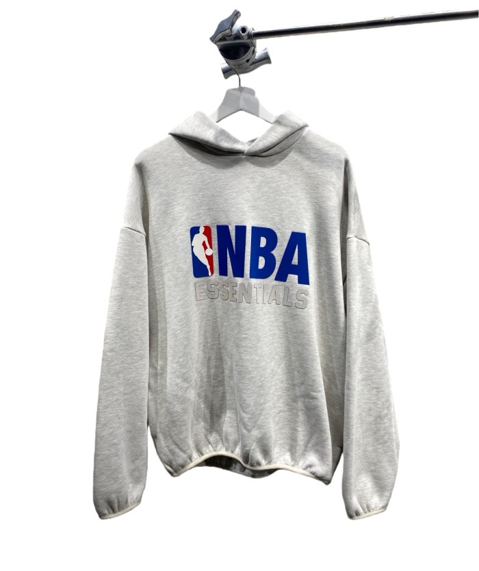 1:1 quality version NBA Collaboration Silicone Letter Print  Hoodie & Sweatpants Set 2 colors 28761274