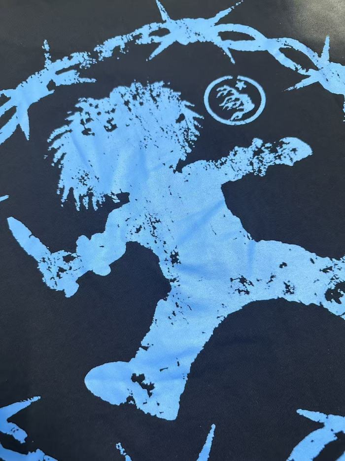 Scarred Character Print Washed Version Tee 28770245