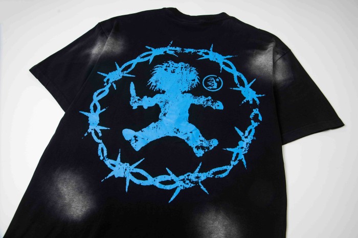 Scarred Character Print Washed Version Tee 28770245