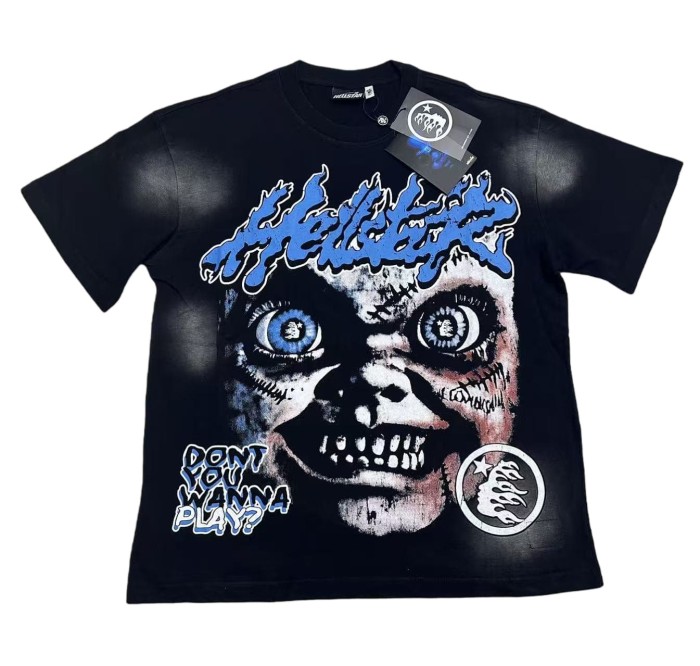 Scarred Character Print Washed Version Tee 28770245