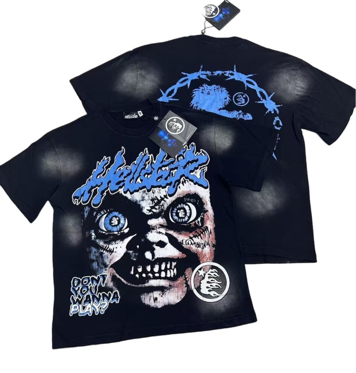Scarred Character Print Washed Version Tee 28770245
