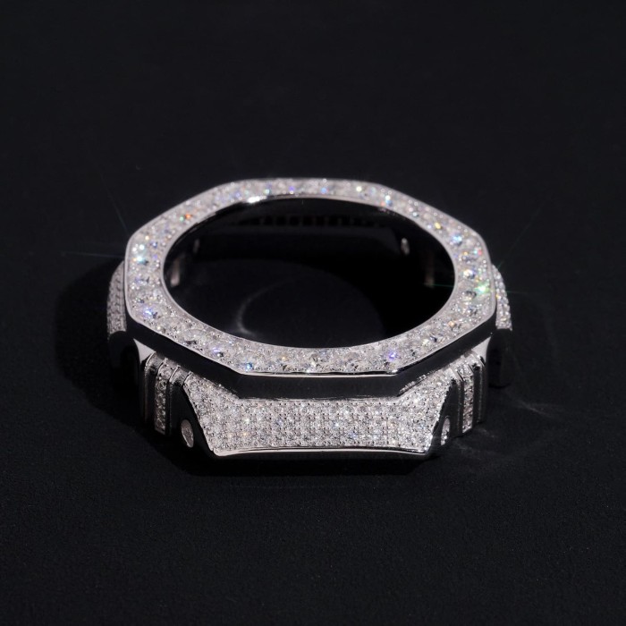 Platinum-Set Moissanite GA2100 Watch Case 28773692