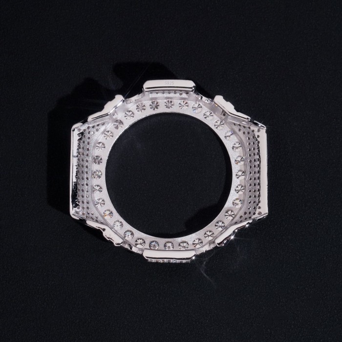 Platinum-Set Moissanite GA2100 Watch Case 28773692