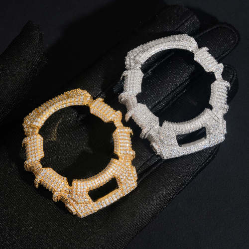 Sterling Silver Gold-Plated with Moissanite Stone Model G-2310R Watch Case 2 colors 28777733