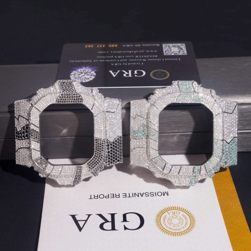 Silver-Inlaid Two-Tone Moissanite GX56 Model Watch Case 2 colors 28777643