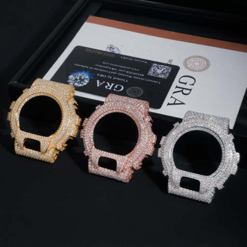 Pure Silver with Moissanite DW6900 Watch Case 3 colors 28777617