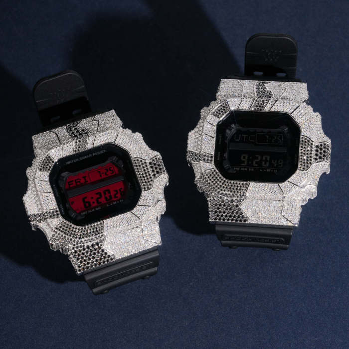 Silver-Inlaid Two-Tone Moissanite GX56 Model Watch Case 2 colors 28777643