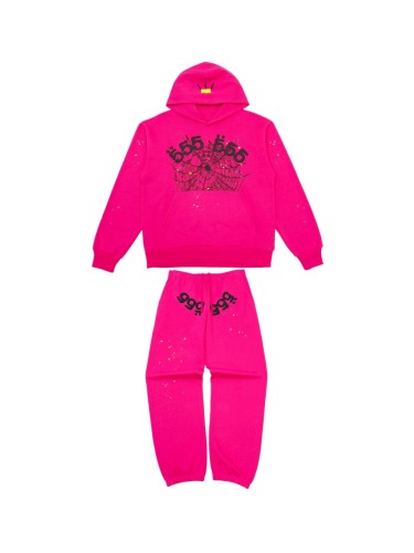 [Buy One Get One Free] 1:1 quality version Black 555 Printed Hoodie & Pants Set 28777392