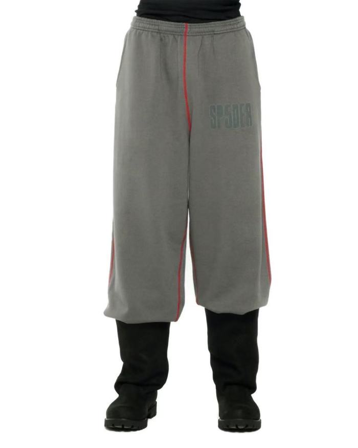 [Big & Tall for weights up to 220 lbs]1:1 quality version Red Stripe Letter Print Hoodie & Pants Set 28777395
