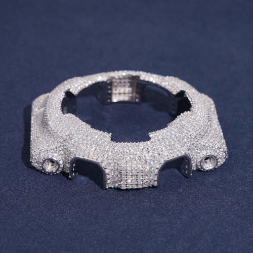 Sterling Silver with Moissanite Stone GMA-S110 Model Watch Case 28782450