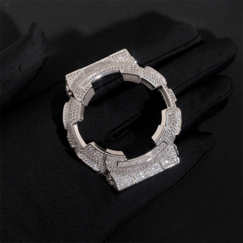 Sterling Silver with D-Color Moissanite DW6900 Watch Case 28782481