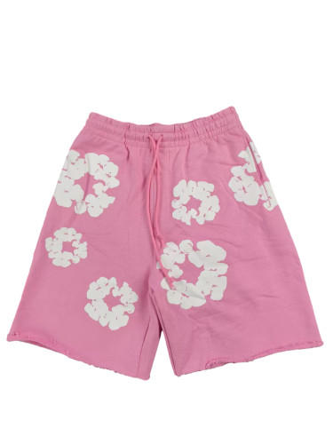 [buy more save more]White Kapok Flower Print Shorts 28783158