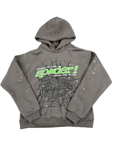 [buy more save more]Green Letter Print Hoodie 28783539