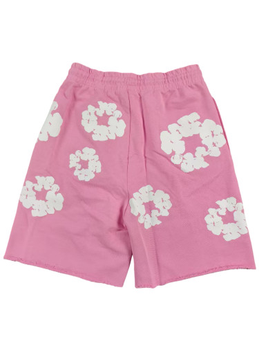 [buy more save more]White Kapok Flower Print Shorts 28783158