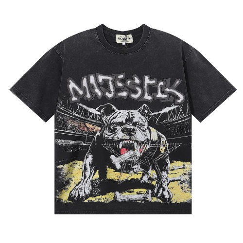 American Bully & Bone Rhinestone Print Washed Tee 28872178